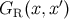 GR (x, x′)