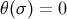 θ(σ ) = 0