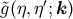 ′ &tidle;g(η,η ;k)