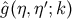 ˆg(η,η ′;k)
