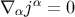 α ∇ αj = 0