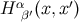 H αβ′(x,x ′)