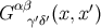 G αβ ′′(x, x′) γδ
