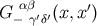 G αβ′′(x,x′) − γδ