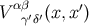 αβ ′ V γ′δ′(x,x )