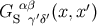 αβ G S γ′δ′(x,x′)