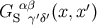 αβ ′ G S γ′δ′(x,x )