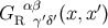 αβ ′ G R γ′δ′(x,x )