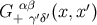 G+αβγ′δ′(x,x ′)