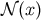 𝒩 (x)