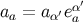 aa = aα′eα′ a