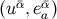 α¯ ¯α (u ,ea)
