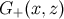 G+ (x,z)