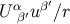 U αβ′uβ′∕r