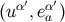 α′ α′ (u ,e a )