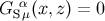 G Sαμ(x,z) = 0