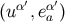 (u α′,eα′) a