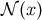 𝒩 (x )