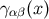 γαβ(x )