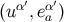 (uα′,eα′) a