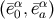 α α (¯e0,¯ea)