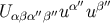 α′′ β′′ U αβα′′β′′u u