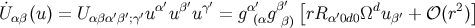˙Uαβ(u) = U αβα′β′;γ′uα′uβ′uγ′ = gα′gβ′ [rR α′0d0Ωdu β′ + 𝒪 (r2)] (α β)