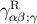 γR α β;γ