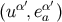 α′ α′ (u ,ea )