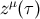 zμ(τ)