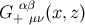 G +αβμν(x,z)