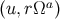 a (u,rΩ )