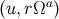 a (u,rΩ )