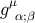 gμ α;β