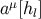 μ a [hl]
