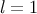 l = 1