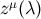 zμ(λ)