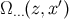 Ω (z,x′) ...