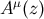 A μ(z)