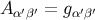 A α′β′ = gα′β′