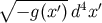 ∘ -----′- 4 ′ − g(x )d x