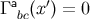 Γ abc(x ′) = 0