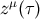 zμ(τ)