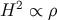 H2 ∝ ρ