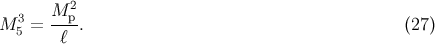 M 2p M 53= ---. (27) ℓ