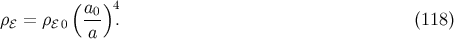 ( ) ρ = ρ a0- 4. (118 ) ℰ ℰ0 a