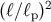 (ℓ∕ℓ )2 p