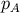 p A