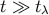 t ≫ tλ