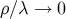 ρ∕λ → 0